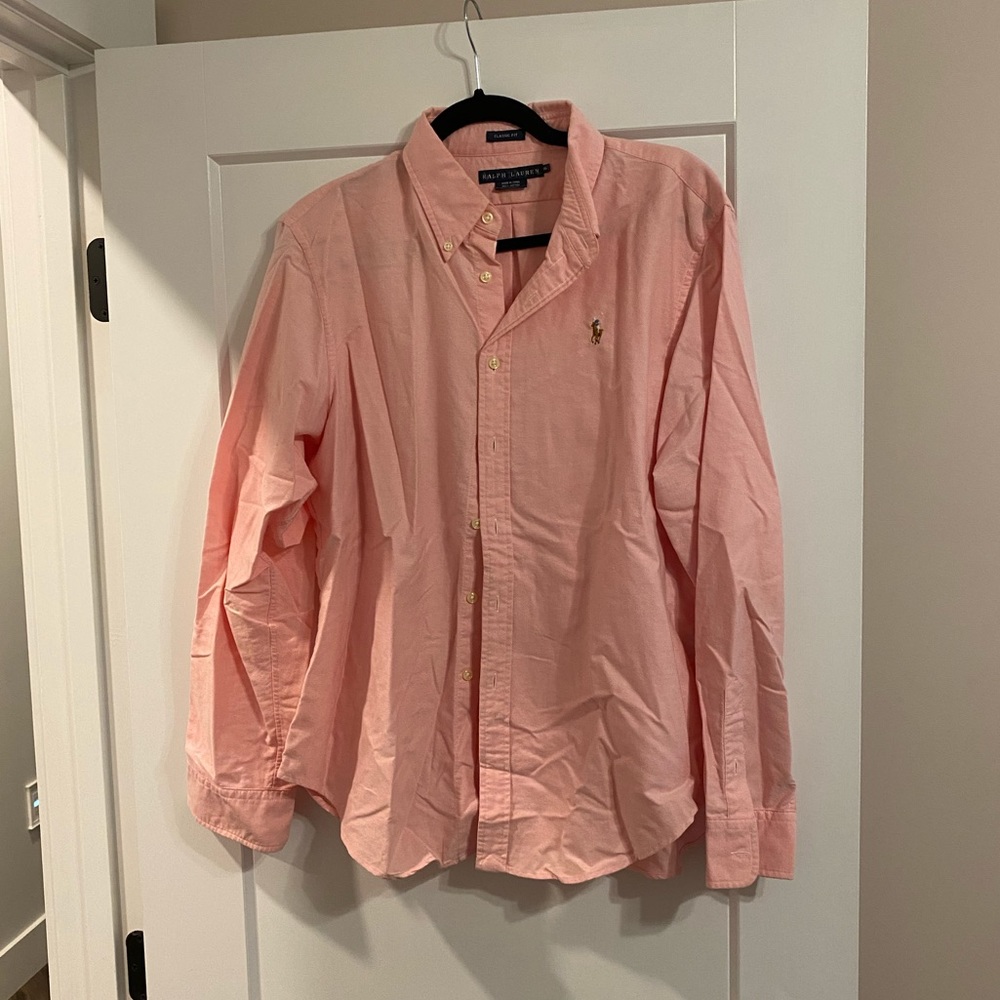Pink Polo Classic Fit Oxford Shirt